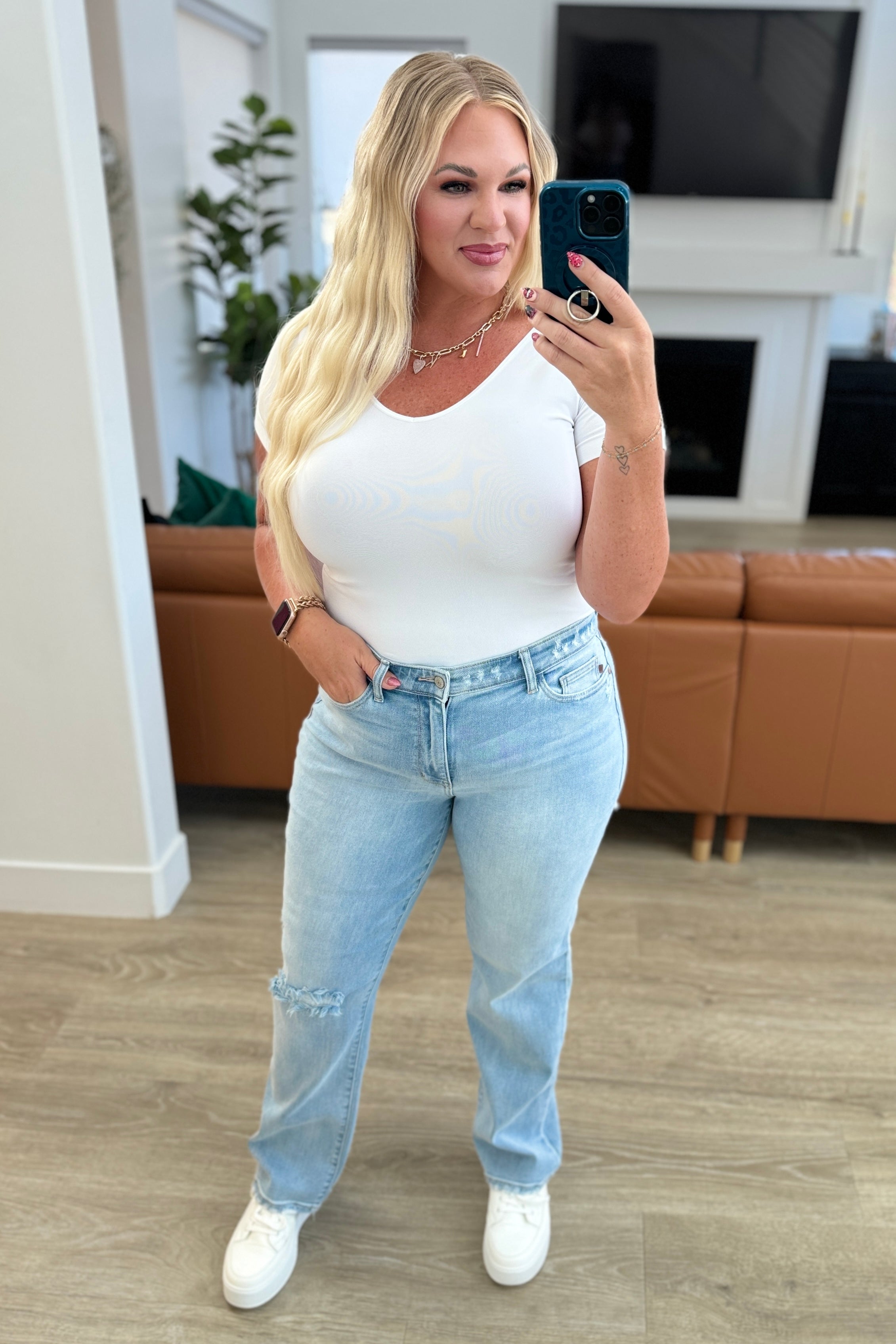 Judy Blue Parker High Rise 90's Straight Jeans